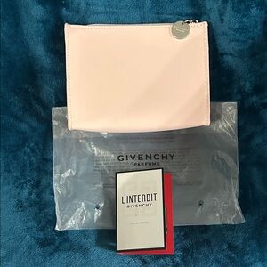Givenchy Parfums Pink Cosmetic Pouch & Sample
